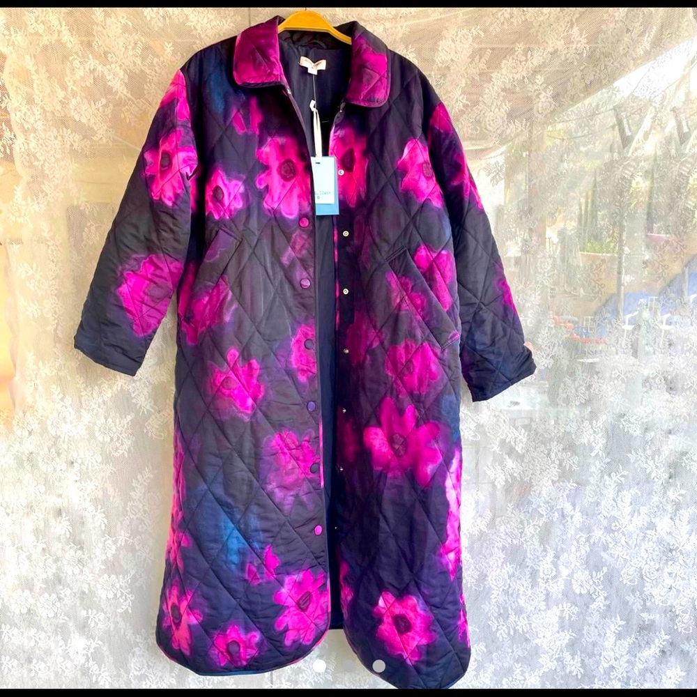NWT RACHEL COMEY TARGET FLORAL DUSTER JACKET LONGLINE
